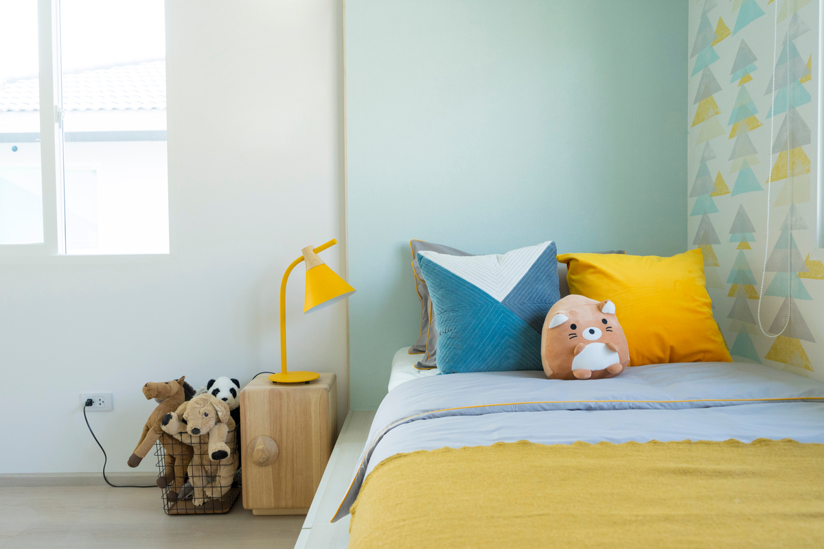 3 motivi per scegliere mobili dai colori rilassanti in camera dei bambini